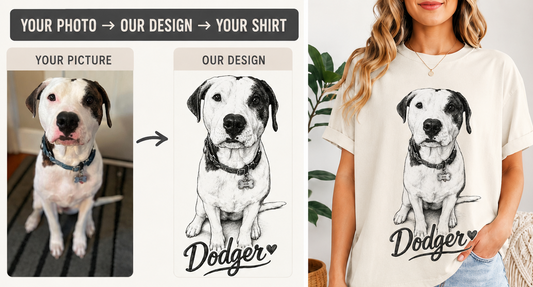 Customized Dog T-Shirt -Comfort Colors