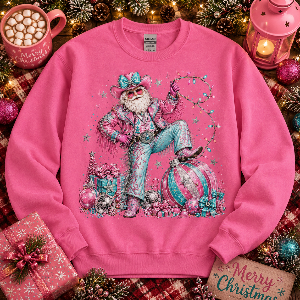 Western Santa Glam